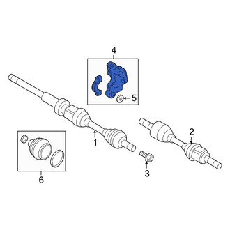 Volvo OE - CV Axle Shaft Carrier Bearing