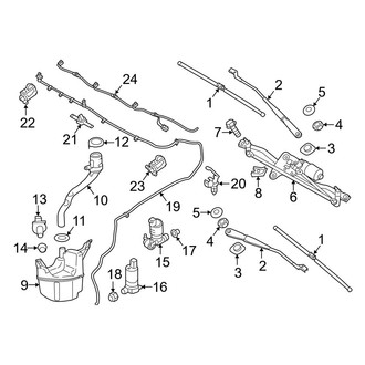Volvo OE - Windshield - Wiper & Washer Components