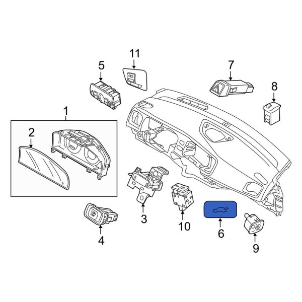 Trunk Lid Release Switch