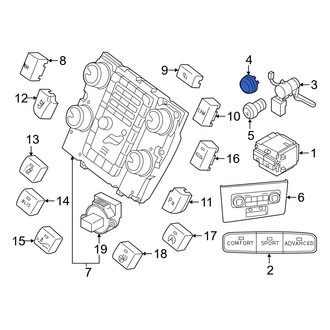 Volvo OE - 12 Volt Accessory Power Outlet Cover