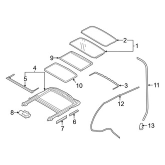Volvo OE - Roof - Sunroof