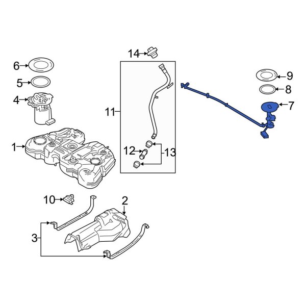 Fuel Sender and Hanger Assembly