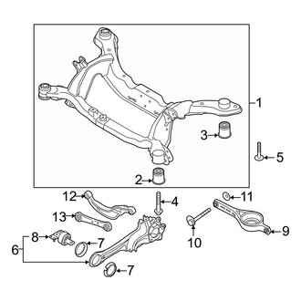Volvo OE - Rear Suspension - Suspension Components (T5 / T5 Platinum / T5 Premier FWD)