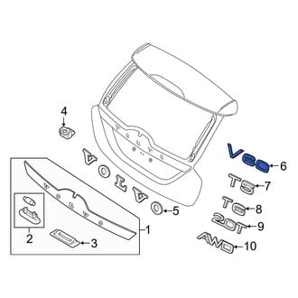 Volvo OE - Rear Hatch Emblem