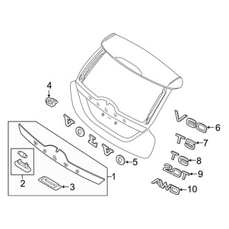 Volvo OE - Lift Gate - Exterior Trim