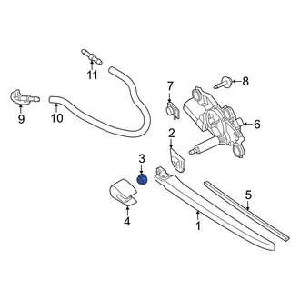 Volvo OE - Wiper Arm Nut