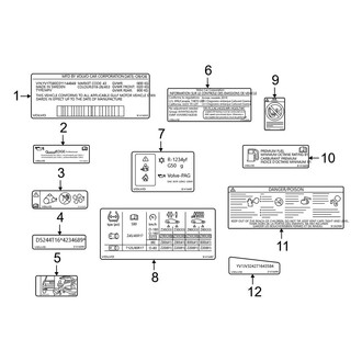 Volvo OE - Information Labels - Labels