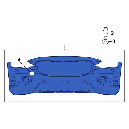 Volvo OE 39796246 - Front Bumper Cover