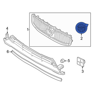 Volvo OE - Front Grille Emblem