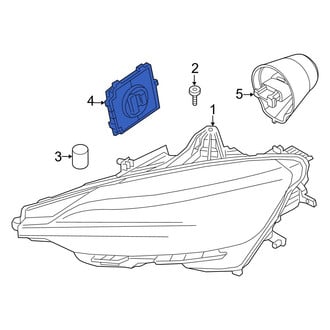 Volvo OE - Front Headlight Control Module