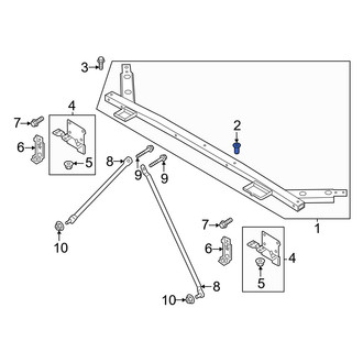 Volvo OE - Radiator Support Tie Bar Nut