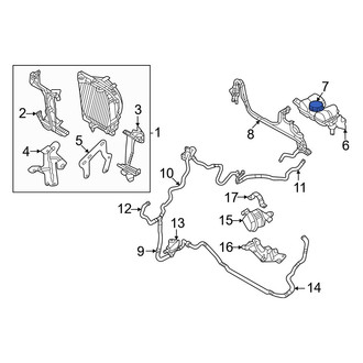 Volvo OE - Drive Motor Inverter Coolant Reservoir Cap