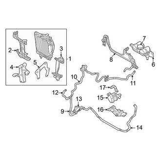 Volvo OE - Cooling - Radiator & Components (Auxiliary), (T8 Polestar)