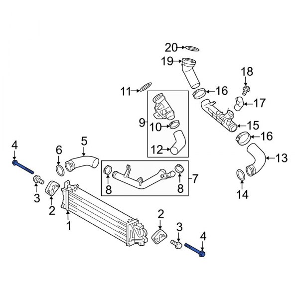 Intercooler Bolt