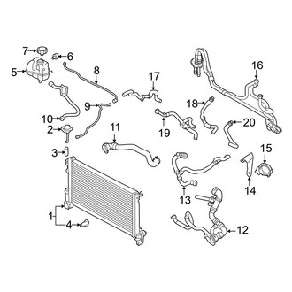 Volvo OE - Cooling - Radiator & Components (Main), (T8 Recharge Polestar)
