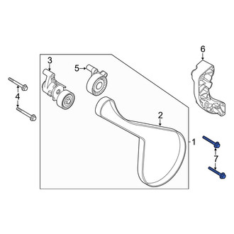 Volvo OE - Left Bumper Impact Bar Bolt