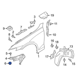 Volvo OE - Right Fender Spacer