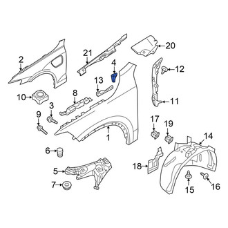 Volvo OE - Right Fender Spacer