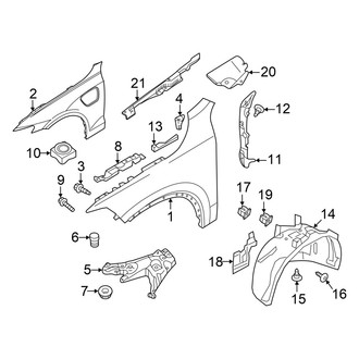 Volvo OE - Fender & Components (Fender & Components), (T8 Polestar)