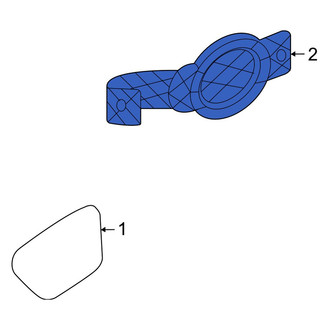 Volvo OE - Front Drive Motor Battery Pack Charging Port Pocket