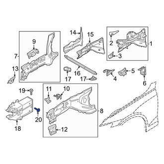 Volvo OE - Frame Rail End Bolt