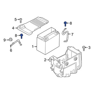 Volvo OE - Body Electrical Ground Strap Bolt