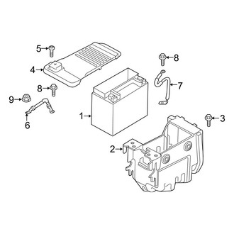 Volvo OE - Electrical - Battery (Support)