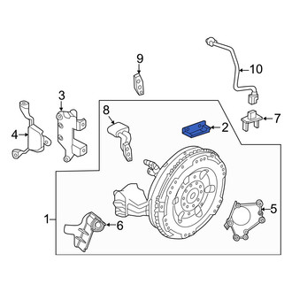 Volvo OE - Upper Hybrid Starter Generator Motor Bracket