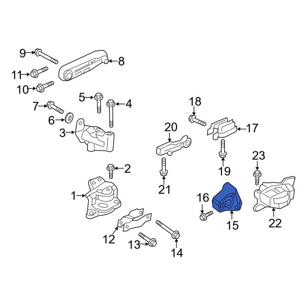 Engine Torque Strut Mount