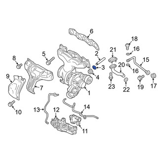 Volvo OE - Exhaust Stud Spacing Sleeve