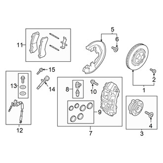 Volvo OE - Front Suspension - Brake Components (19")