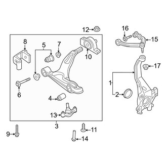 Volvo OE - Front Suspension - Suspension Components