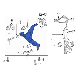 Volvo OE - Front Right Lower Suspension Control Arm