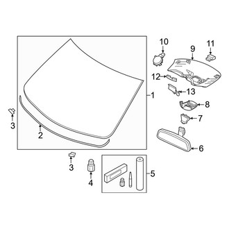 Volvo OE - Windshield - Glass