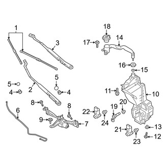 Volvo OE - Windshield - Wiper & Washer Components