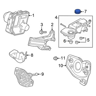 Volvo OE - Brake Master Cylinder Reservoir Cap