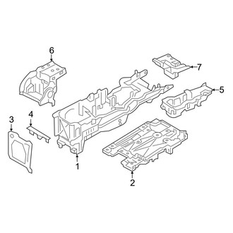 Volvo OE - Front Console (Frame & Components)