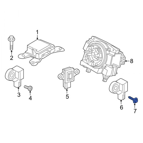 Air Bag Impact Sensor Bolt