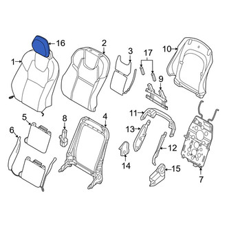 Volvo OE - Front Right Headrest
