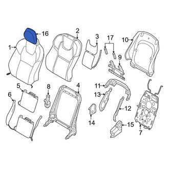 Volvo OE - Front Left Headrest