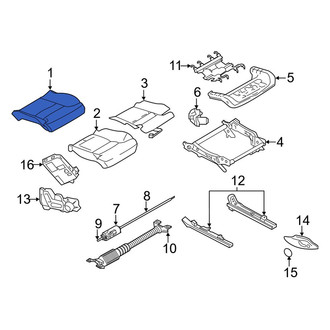 Volvo OE - Front Left Seat Cover