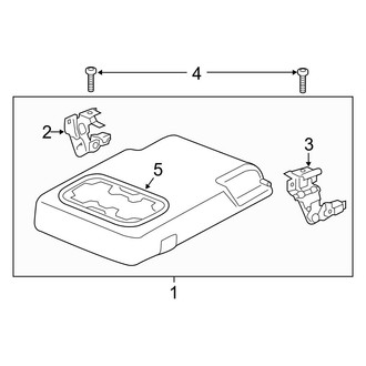 Volvo OE - Seats & Tracks - Rear Seat Components (Armrest, W/O Storage)
