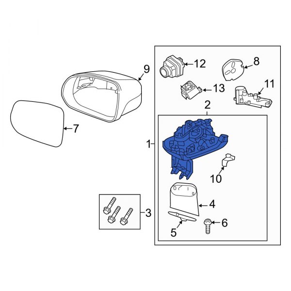 Door Mirror Housing