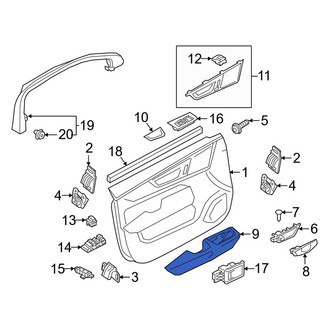 Volvo OE - Rear Right Door Armrest