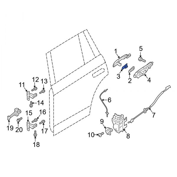 Exterior Door Handle Cover