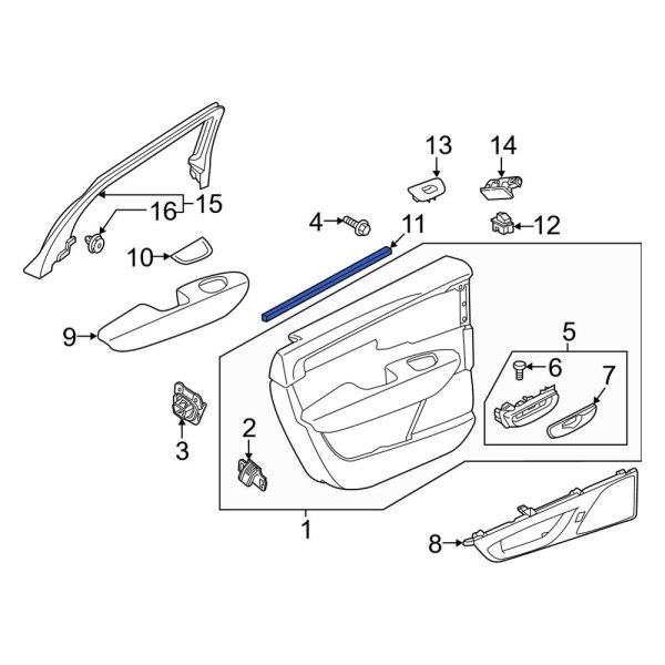 Door Window Belt Weatherstrip