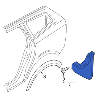 Volvo OE - Rear Mud Flap Kit
