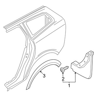 Volvo OE - Quarter Panel - Exterior Trim