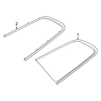 Volvo OE - Quarter Panel - Glass