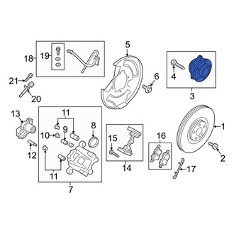 Volvo OE - Rear Wheel Bearing and Hub Assembly